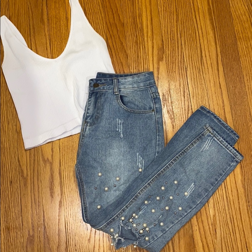 Sadie & sage pearl jean